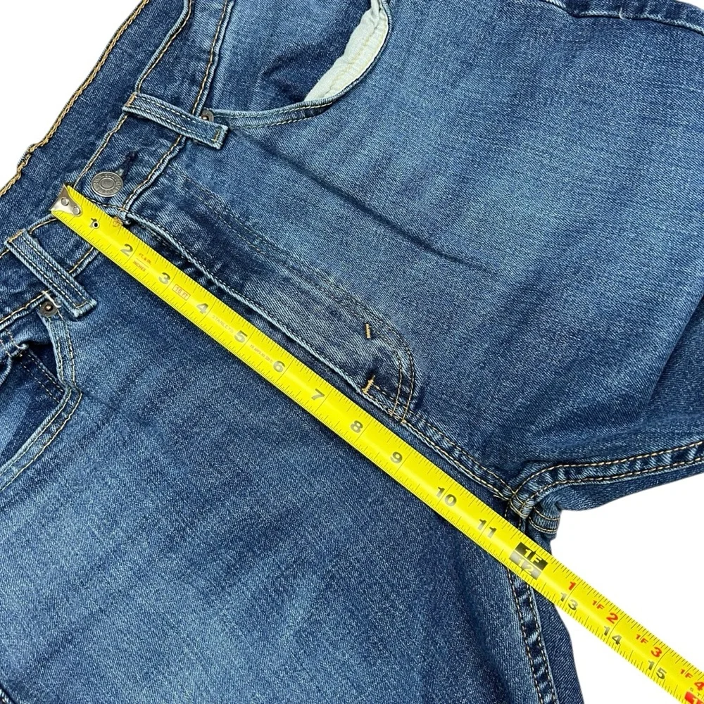 Levi's 505 Jeans Mens 34x32 Blue Medium Wash Straight Leg Zip Fly‎ Cotton Denim